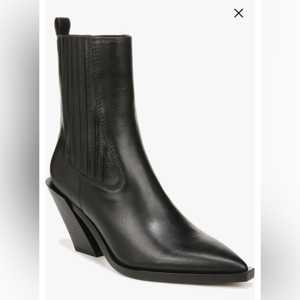Sam Edelman Mandey Chelsea Black Ankle Boots